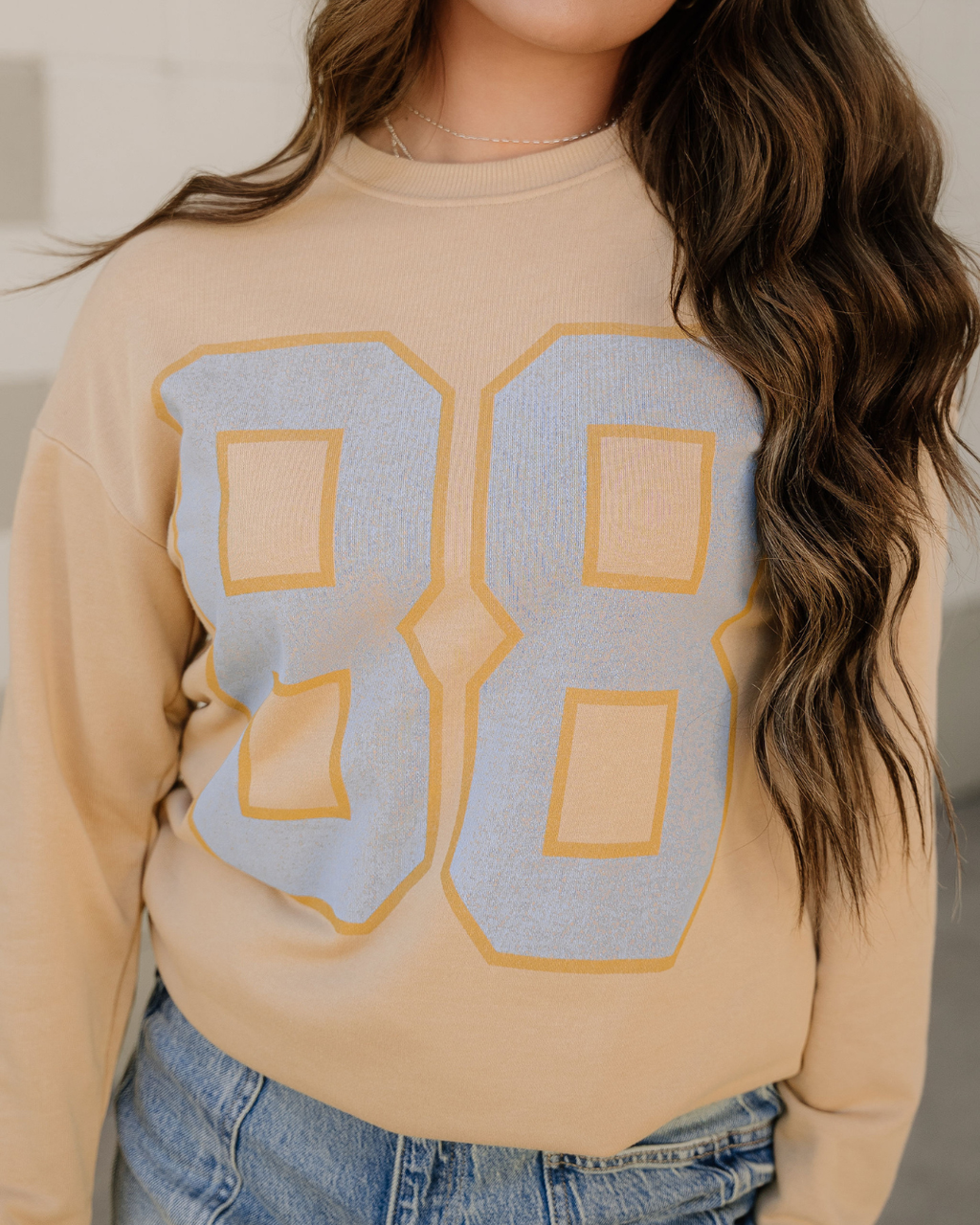 88 Sweatshirt | Graphic Pullover Sweater | Casual Women Top