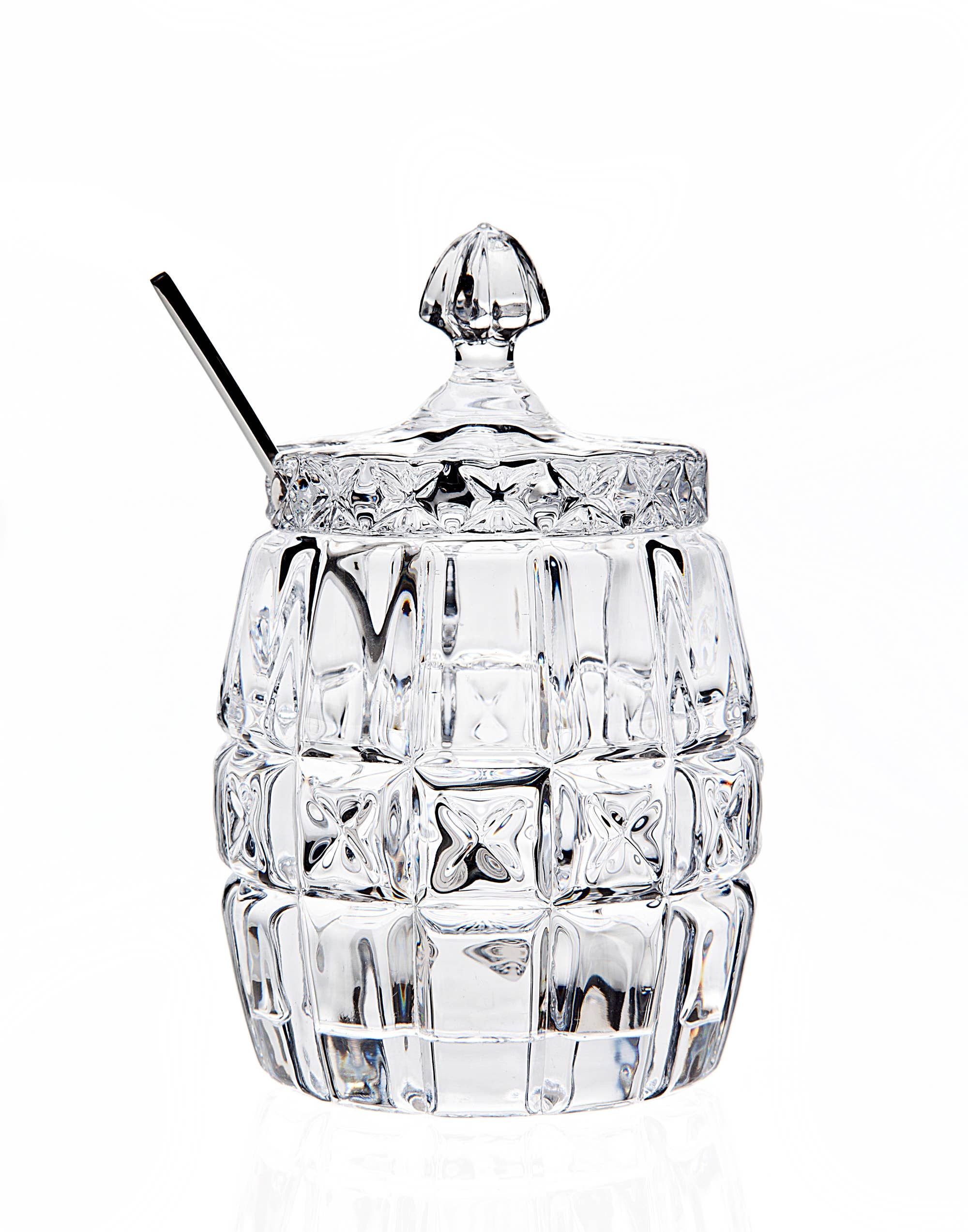 Jam / Honey Jar with Serving Spoon