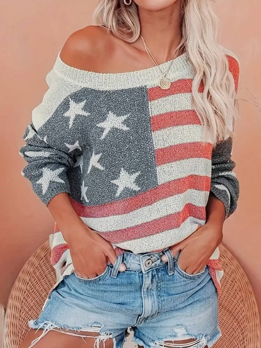 US Flag Sweater