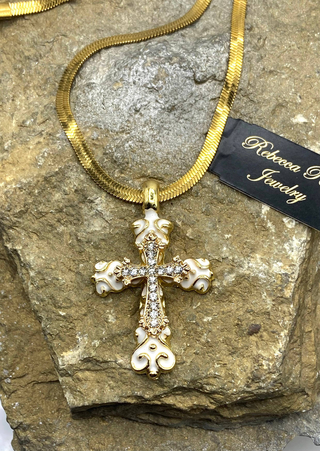 Gold Layered Cross Necklace
