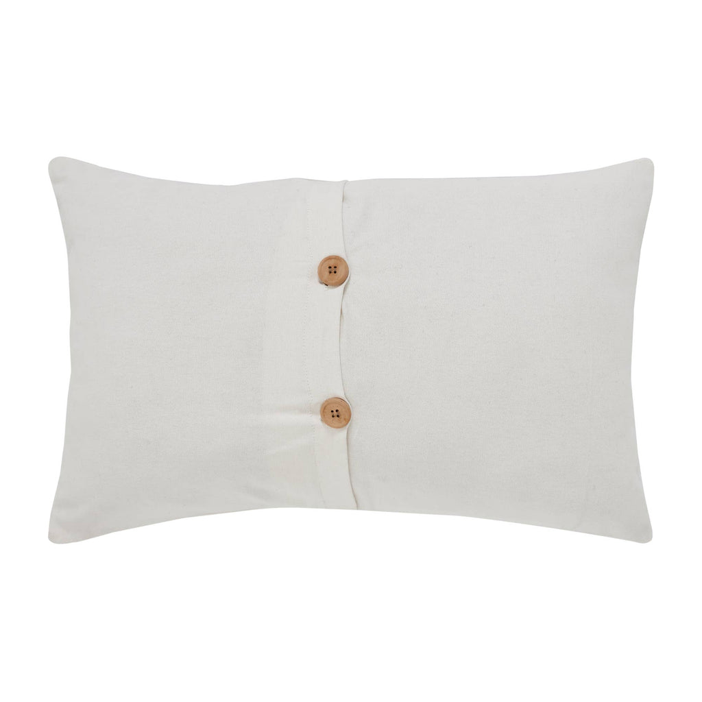Burlap Applique Carrot Pillow 14x22