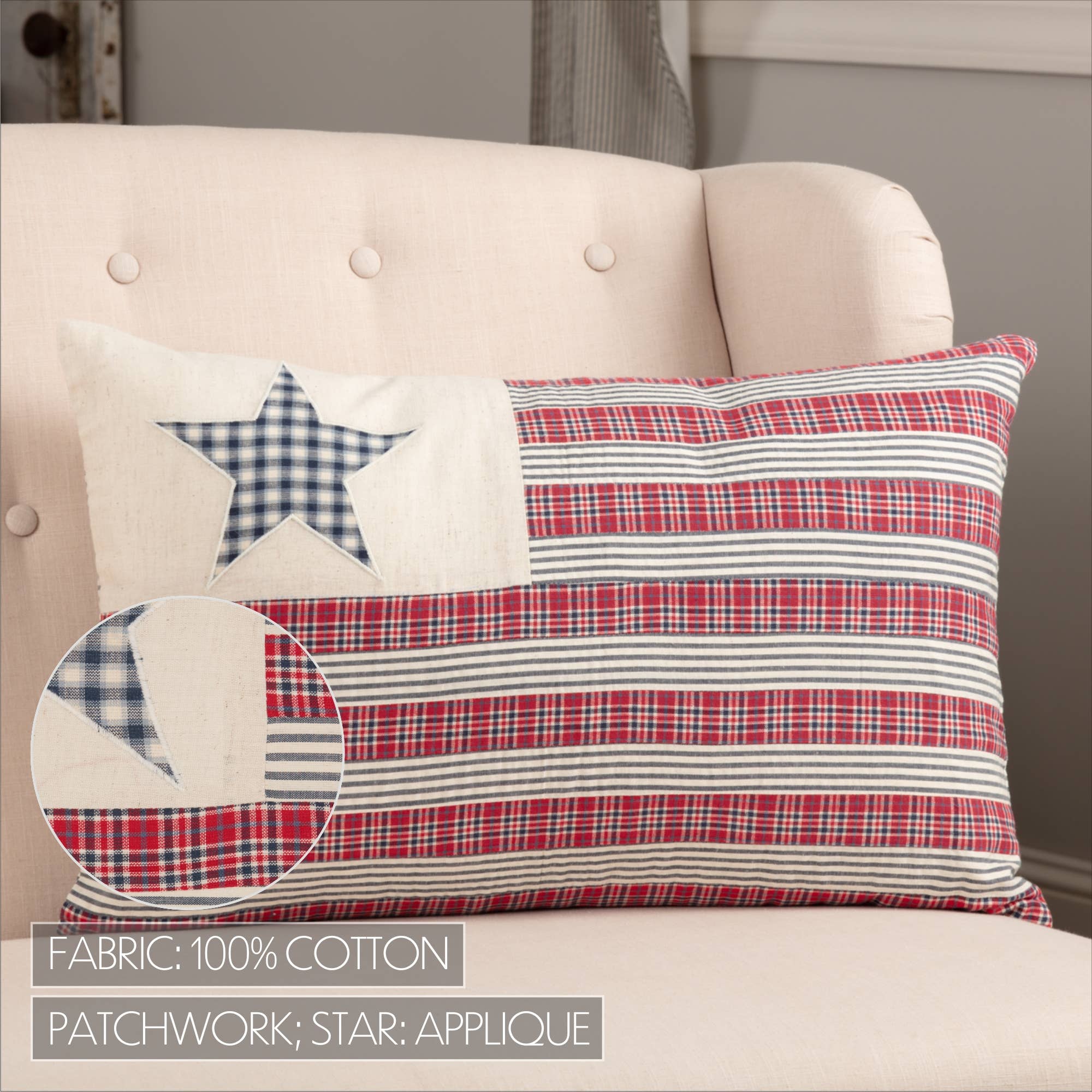 Hatteras Flag Pillow 14x22