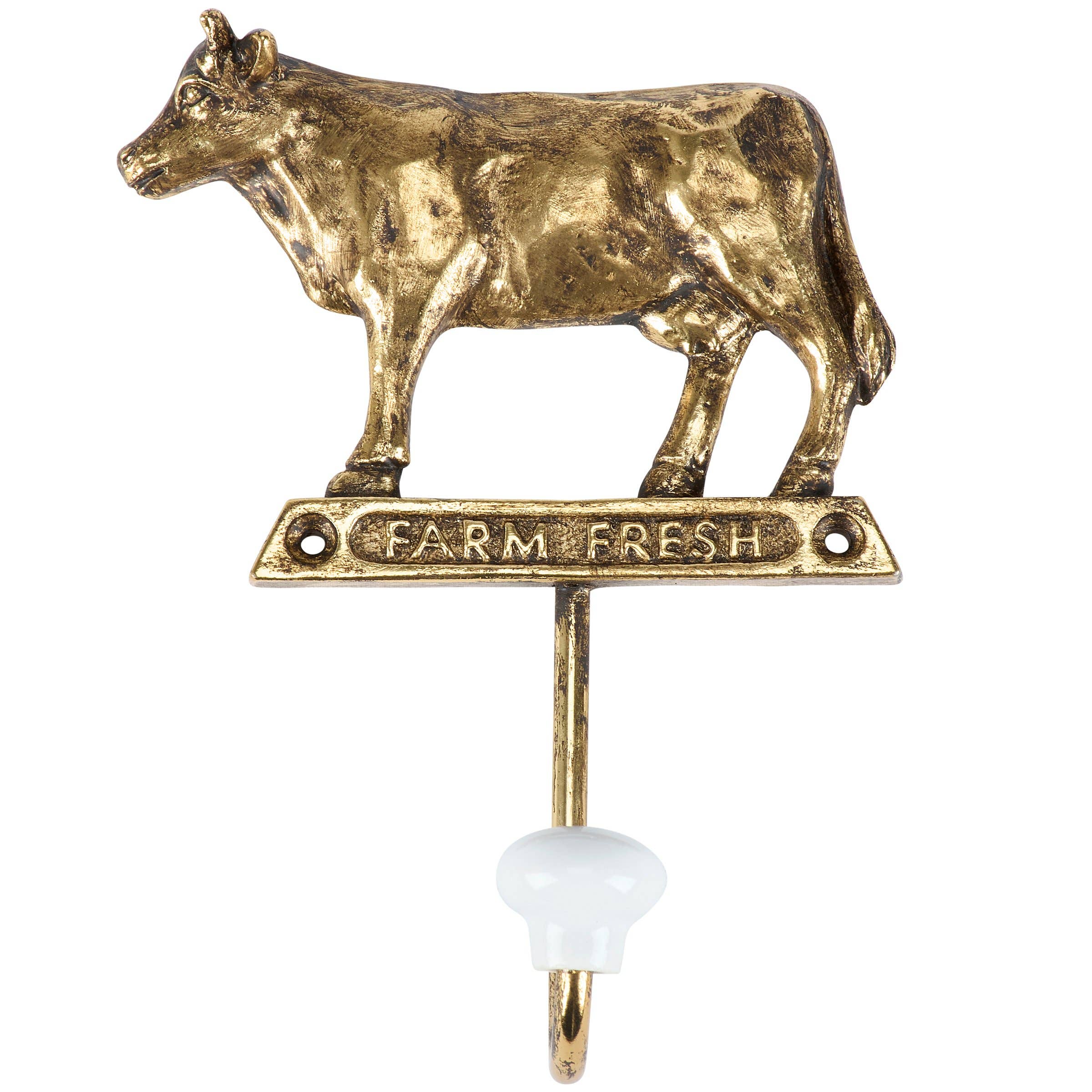 Farm Fresh Cow Wall Hook