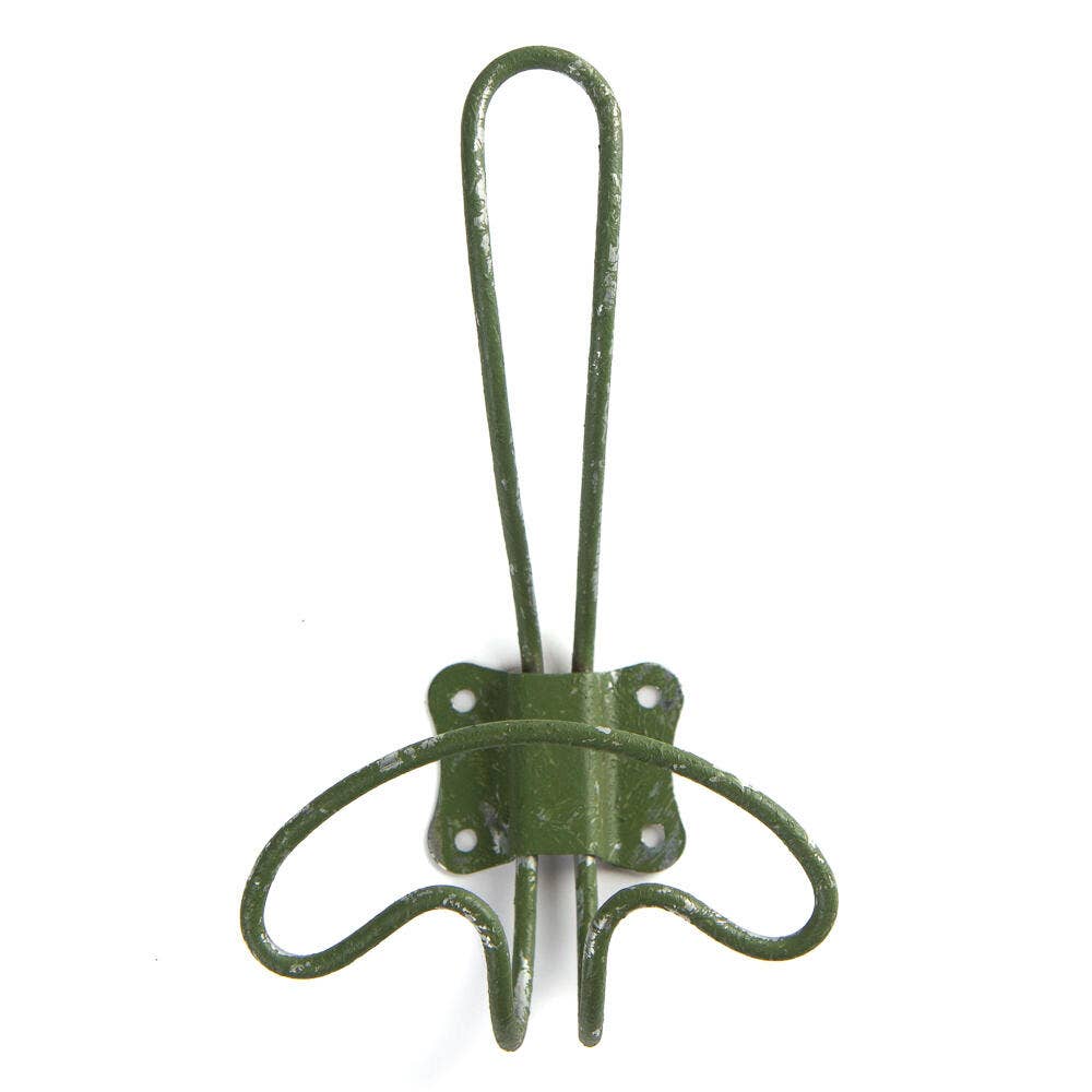 6-1/2" Rustic Distressed Metal Wall Hook- Select Color