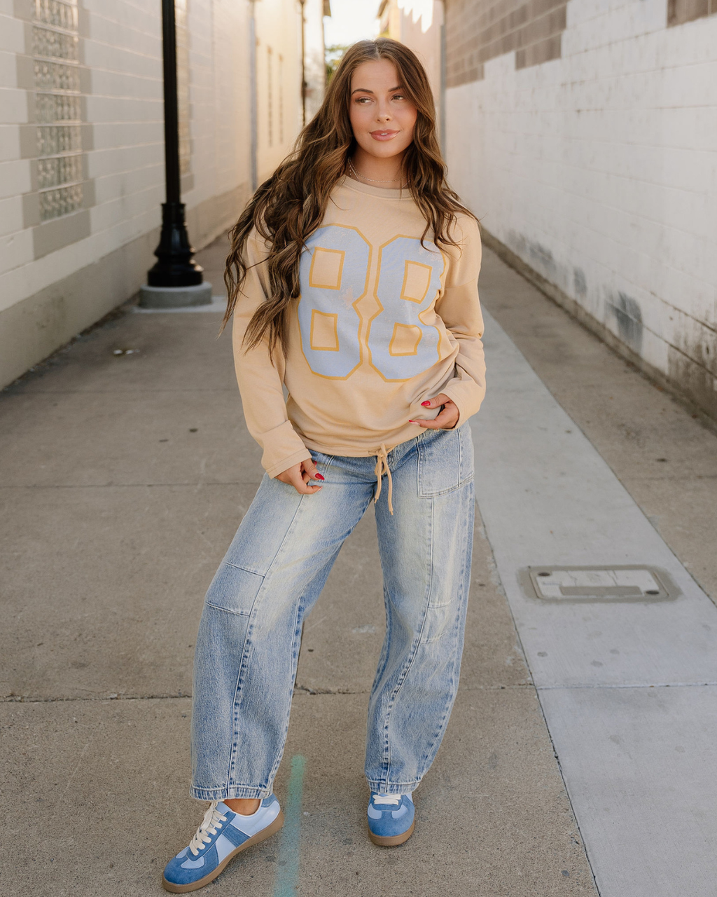 88 Sweatshirt | Graphic Pullover Sweater | Casual Women Top