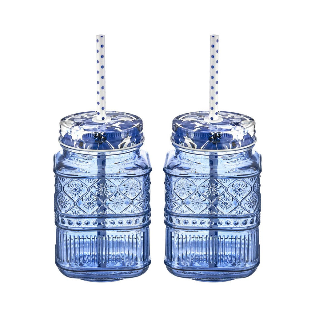 Claro Mason Jars 16 oz Set of 2