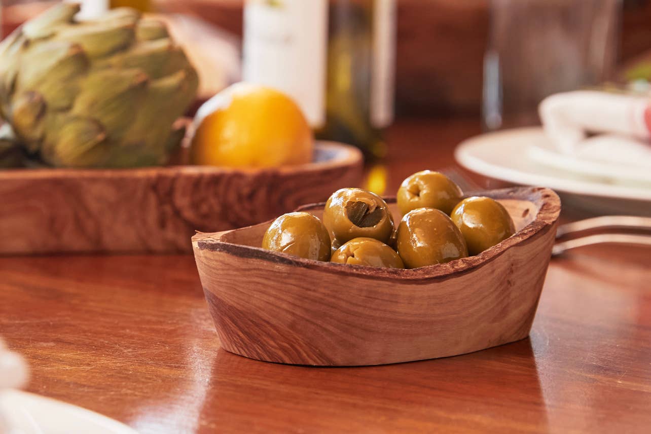 Italian Olivewood Serving Bowl - Small