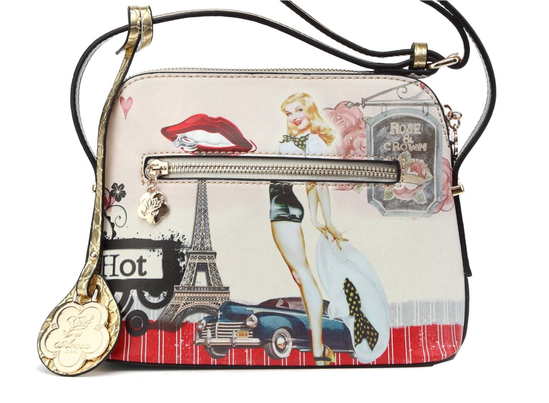 Arosa Retro-Inspired Crossbody Bag