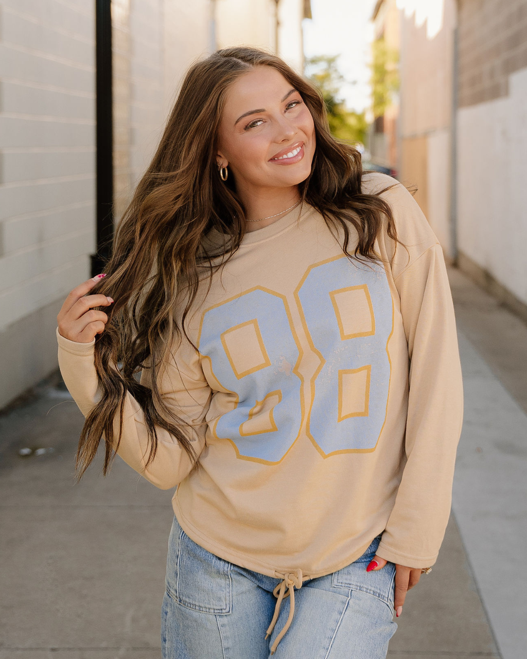 88 Sweatshirt | Graphic Pullover Sweater | Casual Women Top